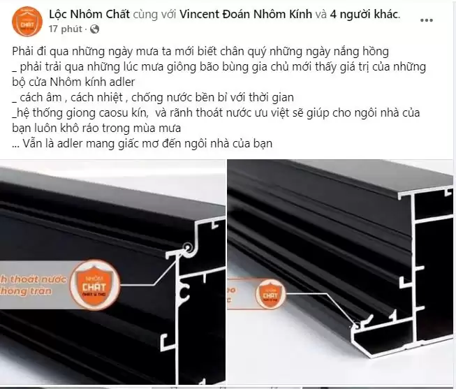 TRĂM NGHE KHÔNG BẰNG MỘT THẤY, TRĂM THẤY KHÔNG BẰNG MỘT LẦN THỬ LẮP ĐẶT NHÔM ADLER