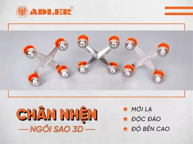 3 LÝ DO BẠN NÊN CHỌN CHÂN NHỆN NGÔI SAO 3D ADLER