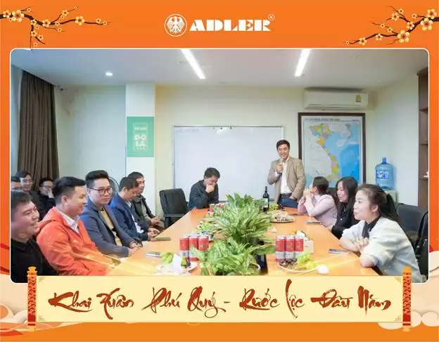BẢN LỀ SÀN ADLER TỔ CHỨC TIỆC KHAI XUÂN ẤT TỴ 2025