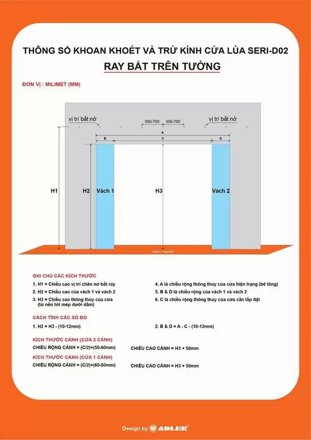 5 LƯU Ý KHI LẮP ĐẶT PHỤ KIỆN CỬA RAY LÙA