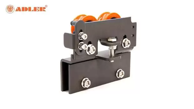 BÓC TÁCH CẤU TẠO CHI TIẾT CÁC BỘ PHẬN CỦA CỤM KẸP BÁNH XE TRONG SẢN PHẨM RAY TREO CỬA LÙA SERI –D02