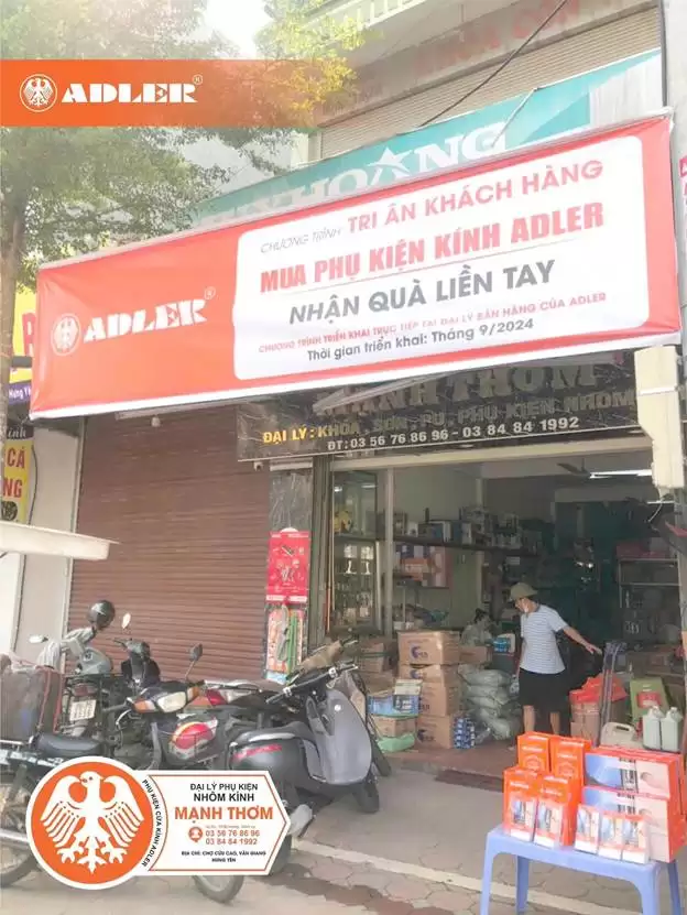 CHƯƠNG TRÌNH “TRI ÂN KHÁCH HÀNG MUA PHỤ KIỆN ADLER”