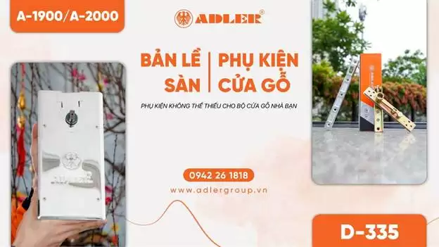 CỬA GỖ NẶNG VÀ TO SỬ DỤNG BẢN LỀ SÀN MODEL NÀO PHÙ HỢP?