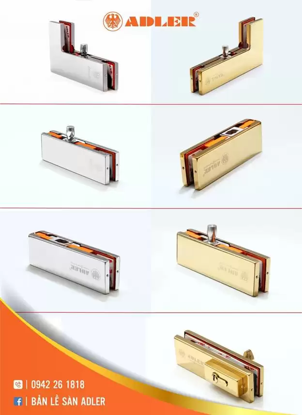 KẸP KÍNH – PHỤ KIỆN KHÔNG THỂ THIẾU CỦA CỬA KÍNH CƯỜNG LỰC