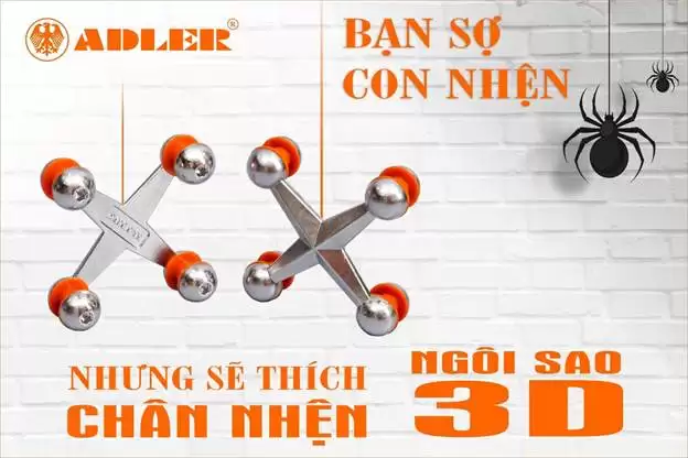 CHÂN NHỆN NGÔI SAO 3D ADLER