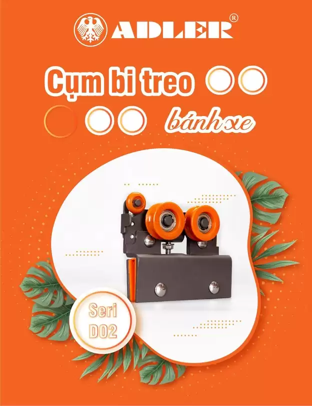 CỤM KẸP BÁNH XE TRONG RAY TREO CỬA LÙA CÓ GÌ ĐẶC BIỆT