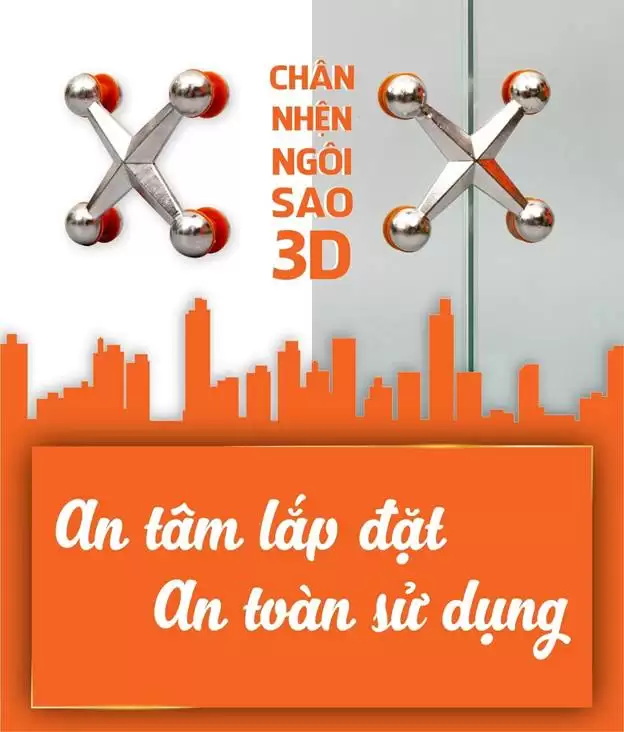 CHÂN NHỆN NGÔI SAO 3D ADLER – CHẮC CHẮN BỀN LÂU