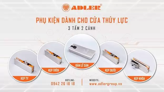 CỬA 3 TẤM 2 CÁNH – GIẢI PHÁP CHO CỬA CHỈ CÓ VÁCH TRÊN