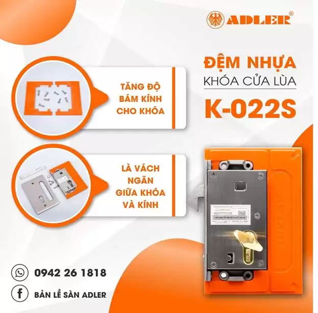 KHÓA CỬA LÙA ADLER – THÔNG MINH VƯỢT TRỘI, AN TÂM TUYỆT ĐỐI