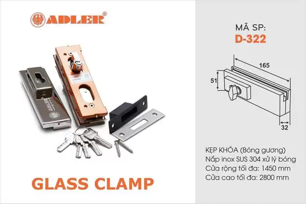 LOẠI PHỤ KIỆN CỬA KÍNH THỦY LỰC KHÔNG THỂ THIẾU